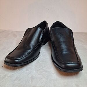 Nordstrom Rack Men's Wesson Loafers Size 5 Faux Leather Black